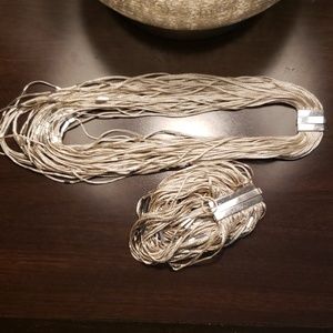 Calgaro necklace and bracelet set